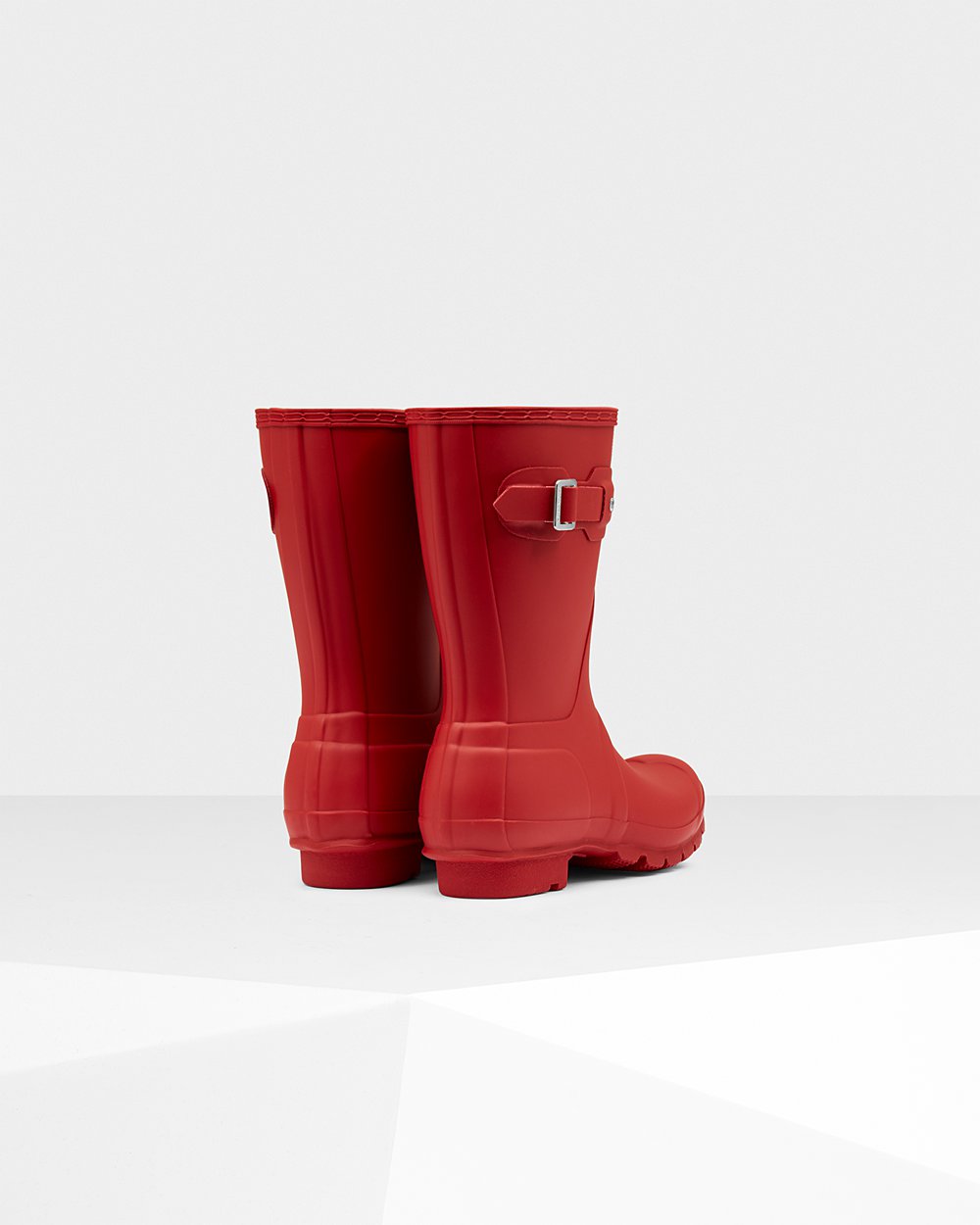 Womens Hunter Short Rain Boots Red - Original - 8095674-IT